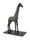Unique 925 Sterling Silver Handmade Giraffe Statue 7 5  Long