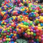 100pcs Ocean Pit Balls Baby Kids Colourful Plastic Balls Swim Bath Play Pool Toy