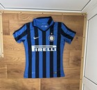 Inter Milan 2015 2016 Home Football Shirt Soccer Jersey Nike Size S Shaqiri