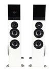 Rockville Tm80w White Powered Home Theater Tower Speakers 8  Sub bluetooth usb