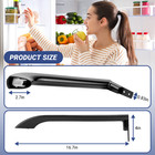 5304506471 Frigidaire Refrigerator Door Handle Black 2 Pack 242059503 242059506