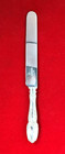 Antique Tiffany   Co  Broomcorn Sterling Silver Sp Blunt Blade Knife 9 1 8 