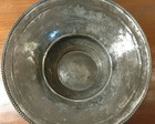 Tinned Copper Bowl  Antique Turkish  Ottoman Empire  Hand Forged 
