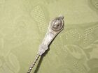  medallion   1863  By N  Harding   Coin Silver 6 75  Sugar Spoon  n m 