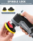 Workpro 12v Cordless Mini Buffer Polisher 5 Variable Speed Up To 3000rpm Battery