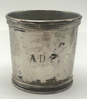 Vintage Tiffany   Co  Sterling Silver Shot Glass julep Cup  Marked  Small
