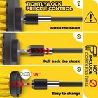 Drill Brush Attachment Set Of 6 Power Scrubber Brush For Cleaning  Bathroom Tile