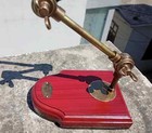 Magnifier Adjustable Antique Brass Magnifying Glass Vintage Nautical Table Decor