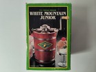 Vintage Salesman Sample White Mountain Mini Junior Ice Cream Freezer Maker