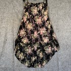 Vtg Y2k Dark Fairy Mini Hi Low Dress Size Medium Lace Strapless Whimsigoth