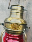 Nautical Marine Brass Boat Light Antique Hanging Oil Lamp Ship Anchor Lantern