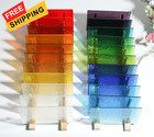 Lanyani 26 Sheets Transparent Stained Glass Packs Vibrant 