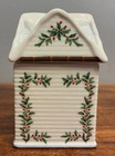 New Lenox Christmas Village Spice Jars Holiday Cocoa House - Single Replacements