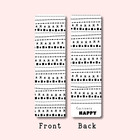 Black   White Aesthetic Bookmark For Books  Gift For Book Lovers  Laminated