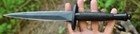 Vintage Sykes Fairbairn Double-edged V42 Military Dagger Knife   Sheath