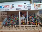 Vintage Ho Scale Scale Grandstands W  Find Waldo Removable Roof