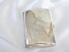 Victorian Era 1889 Birmingham England Sterling Silver 925 Cigarette Case