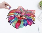 Wooden Puzzles For Adults  Jigsaw Pomeranian  11 2 X 9 Inches  161 Pieces