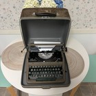 Vintage Royal Quiet De Luxe Portable Typewriter 1950s Tweed Case
