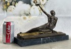 Gilt Large Nude Lady Bronze Sculpture Hot Cast Figure Home Decoration Figurine
