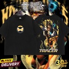 Tracer Overwatch  Blizzard Collection Game Oversized  T-shirt Gildan 5000 Gaming