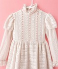 Vintage Dorissa Of Miami Girls Heirloom Southern Lace Pageant Dress Size 6x