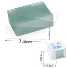 Twdrer 100pcs Clear Transparent Blank Microscope Slides And 