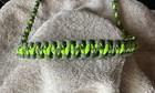 Neon Green And Gray Colors Bow Wtist Sling With Leather Yoke