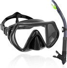 Professional Snorkeling Snorkel Diving Scuba Package Set With Anti-fog Coated Gl