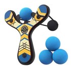 Wooden Toy Slingshot W Soft Foam Balls New Choose From 4 Colors
