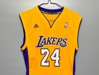 Los Angeles Lakers La  24 Kobe Bryant Basketball Nba Jersey Shirt Adidas Size Xs