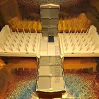 Vintage Sewing Caddy Box Fold Out Notions Storage Case World Wide Media 80s Rare