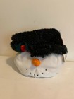Snowman Gift Pail Basket 11 Inches Plush Stuffed Gift Basket Sleighpals