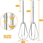 2 Pack Hand Mixer Beaters For Kitchenaid W10490648