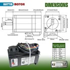    usa   nema 24 3n m Closed Loop Stepper Servo Motor 3nm 88mm Hybrid Driver Cnc Kit