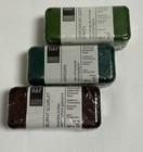 3 R   F Encaustic Paints Hand Made 104 Ml Burnt Scarlet And 2 Green Colors