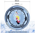Snow Tube 48 Inch Thick Pvc Snow Sled With Handle Winter Sport Toys