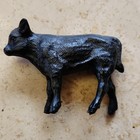 Vintage Hartland Black Angus Calf Cow Figurine  1958  1962 Tonka Nylint Structo