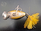 Extremely Rare Vintage Heddon Lure With Feather Tail - 100  Original