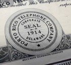 Bono Acciones Puerto Rico Telephone Stock Share Vale Ficha Token Porto Gra