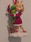 Disney Store Christmas Ornament Muppets  miss Piggy   Kermit rare  