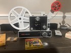 Eumig Mark 610d Super 8 Projector Bundle Film Reel Splicer Kodak Lot