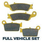 Yamaha Yz125 yz250 yz250f yz450f 2008-2021 Ceramic Brake Pad Set Front   Rear