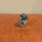 Vintage Handmade Art Glass Artist Signed Jd Shooter Marble 1 16    Large Swirl  20