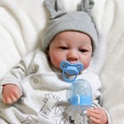Handmade Realistic Reborn Baby Dolls Vinyl Silicone Newborn Boy Doll Real Gift