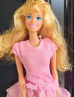 Vintage Barbie Doll Super Cute 1990 Mattel Smiley Face