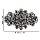 Women s Crystal Rhinestone Flower Hair Barrette Clips Grips Hairpin Jewelr    