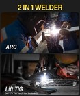 120amp Stick Dual Voltage Stick Welder Portable Mma Lift Tig Wekding Machine Usa
