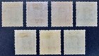 New Zealand Kgvi 1938-44   d-3d Complete Set Of 7 Sg  603-609 Mint Mvlh Cat   40 