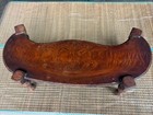 Antique Burled Mahogany Vanity Stand